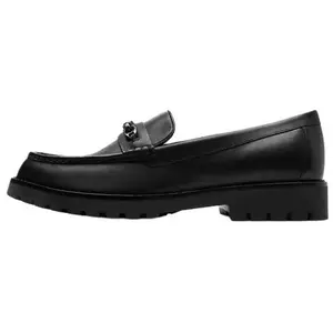 COACH Men's Leather Slip-On Loafers with Round Toe Trending Shoes, House White Official Shoes to Get / Maison Mihara Verifiable, with credentials and supporting global authentication