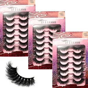 Natural Look Eyelash Extensions, 21 Pairs Wispy Cat Eye Faux Cluster Lashes, Volumized False Eyelashes Set for Eye Makeup, Fake Eyelashes Curl Cluster Lashes, Falsies Eyelashes, False Eyelashes Kit, DIY Dramatic Lashes, Cosmetic, Wispy Lash Clusters