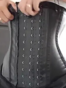 Women's Adjustable Hook & Eye Closure Waist Trainer, High Stretch Waist Cincher, Tummy Control Shaper for Daily Wear, Ladies Shapewear for All Seasons, High Waisted Compression, High Waist Shaping