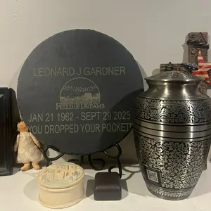 Custom Laser Engraved Slate Memorial Plaque