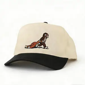 Protects Punchs The Monkey Cute Monkey Holding Plush Toy Hats for Womens Trendy