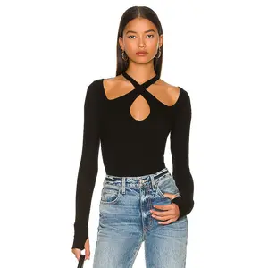 Michael Lauren Gael Top in Black