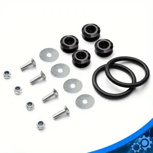 Upgrade Your Car's Style with This Black Aluminum Alloy Trunk Fender Cap! Car Accessory Automotive Accessories