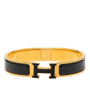 Pre-owned HERMÈS Other Small Leather Goods Hermes Click H PM Glitter Bangle