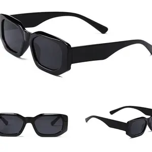 Hella Vintage Retro Rectangle Frame Women Sunglasses | Shades