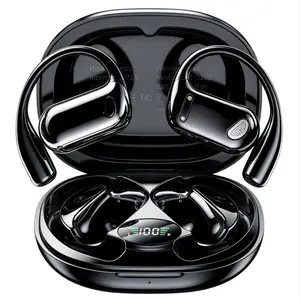 Open Ear Earbuds –80H Playtime Open Ear Headphones,Over Ear Earbuds with Ergonomic Earhook,arbuds Wireless Bluetooth, Sweat & Water-Resistant Earphones, Running Headphones with Ultra-Lightweight