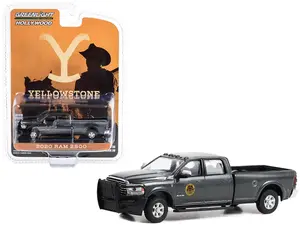 2020 Ram 2500 Truck Dark Gray Met. "Montana Livestock Association" "Yellowstone" 1/64 Diecast Model Car by Greenlight