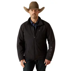 10062508 Ariat Men's Pioneer Stretchshell Jacket - Black