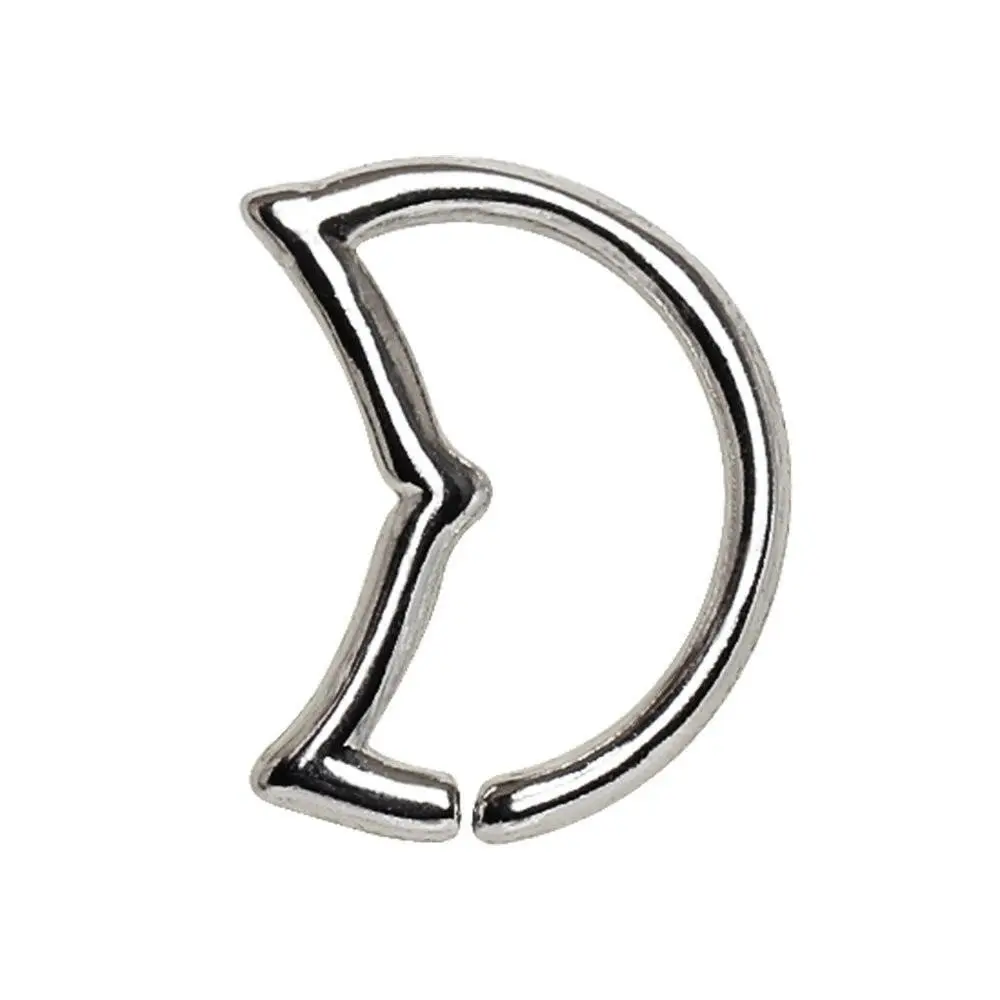 Stainless Steel Annealed Dolphin Tale Ring