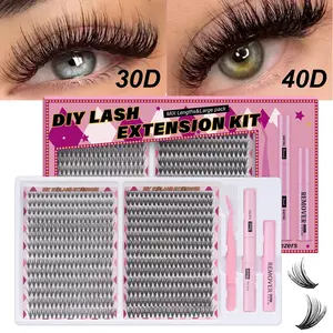 Fluffy D-Curl Cat Eye False Eyelashes, Dense Natural Look, Long Lasting, Ultra-Light & Soft, Reusable, Ideal for Beginners