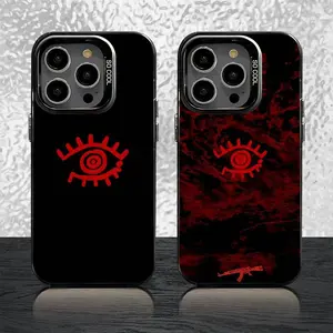 111xpantia Fuerza Regida Phone Case For iPhone 17,16,15,14,13,12,11,Pro,Max,Plus, Black Candy Matte Shockproof Cover