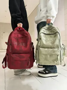 Minimally designed and lightweight backpack with wide back straps, suitable for short distance travel and outdoor activities such as school commuting.