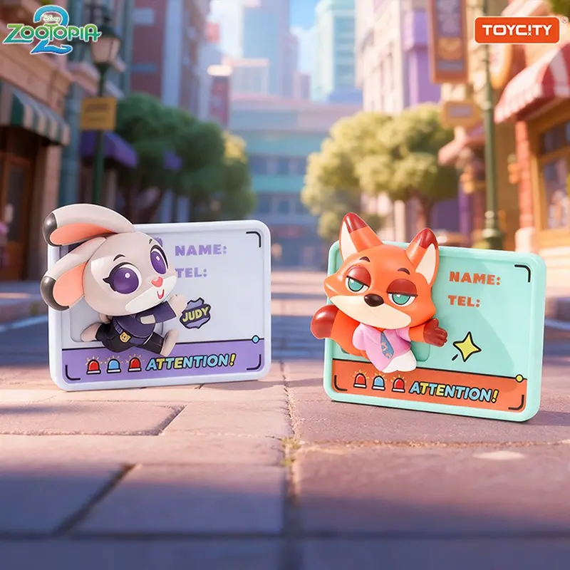 Disney Zootopia Super Citizen Pass Series Magnetic Toy Blind Box - Unisex Collectible Good, 1 Random Surprise Set, Sealed Hobby Box with Magnetic Play, Detailed Character Designs, Zootopia Collectors Back-to-School Doll Figure