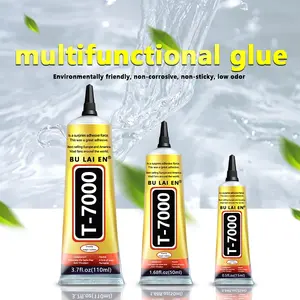T7000 Glue Strong Adhesive, 15ML/50ML/110ML, for Phone Screen Repair, DIY Jewelry and Model Sticking, Flexible After Curing, Waterproof Bond Seal