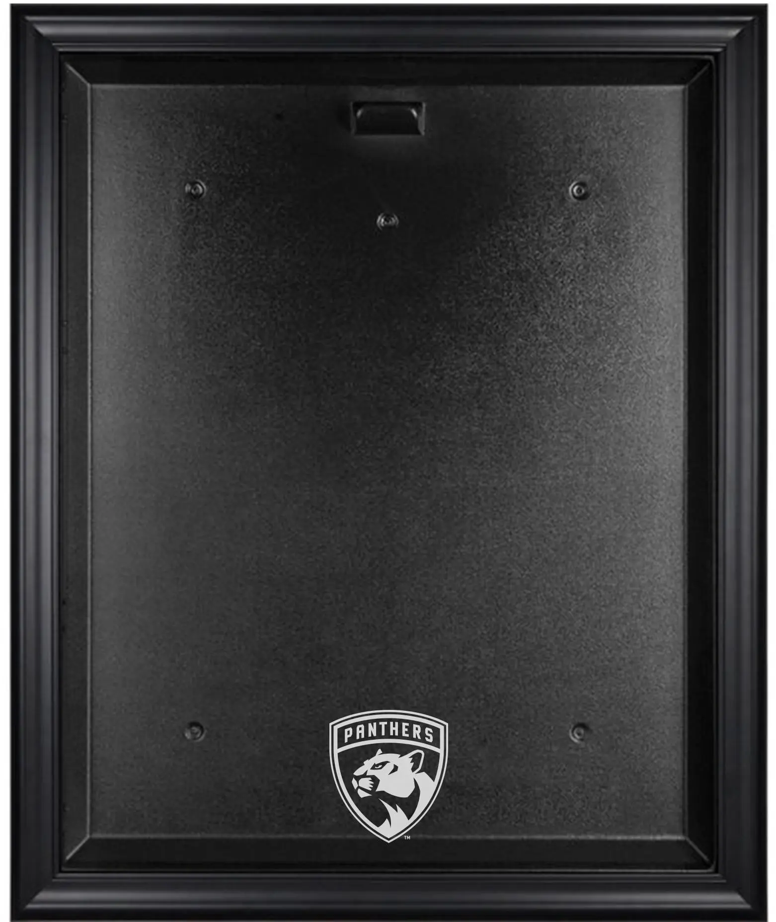 Florida Panthers Black Framed Logo Jersey Display Case - NHL Memorabilia