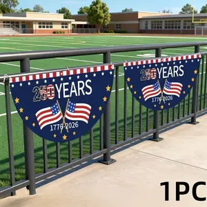 American Independence Day Decoration Banner, Party Decorations Banners, Decorative Banner, Polyester Fabric, Non-Electric, Perfect for Anniversary Parties, 45cm/90cm Size, Decorating