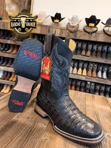 Bota Vaquera para Hombre Belly  Black / Men's Western Cowboy boots Belly Black