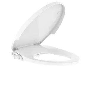 【GARVEE】Bidet Toilet Seat Elongated – Non-Electric Dual Nozzle Self-Cleaning Bidet Seat for Personal Hygiene, Adjustable Water Pressure, Soft Close PP Material, Easy Installation for Family Bathroom