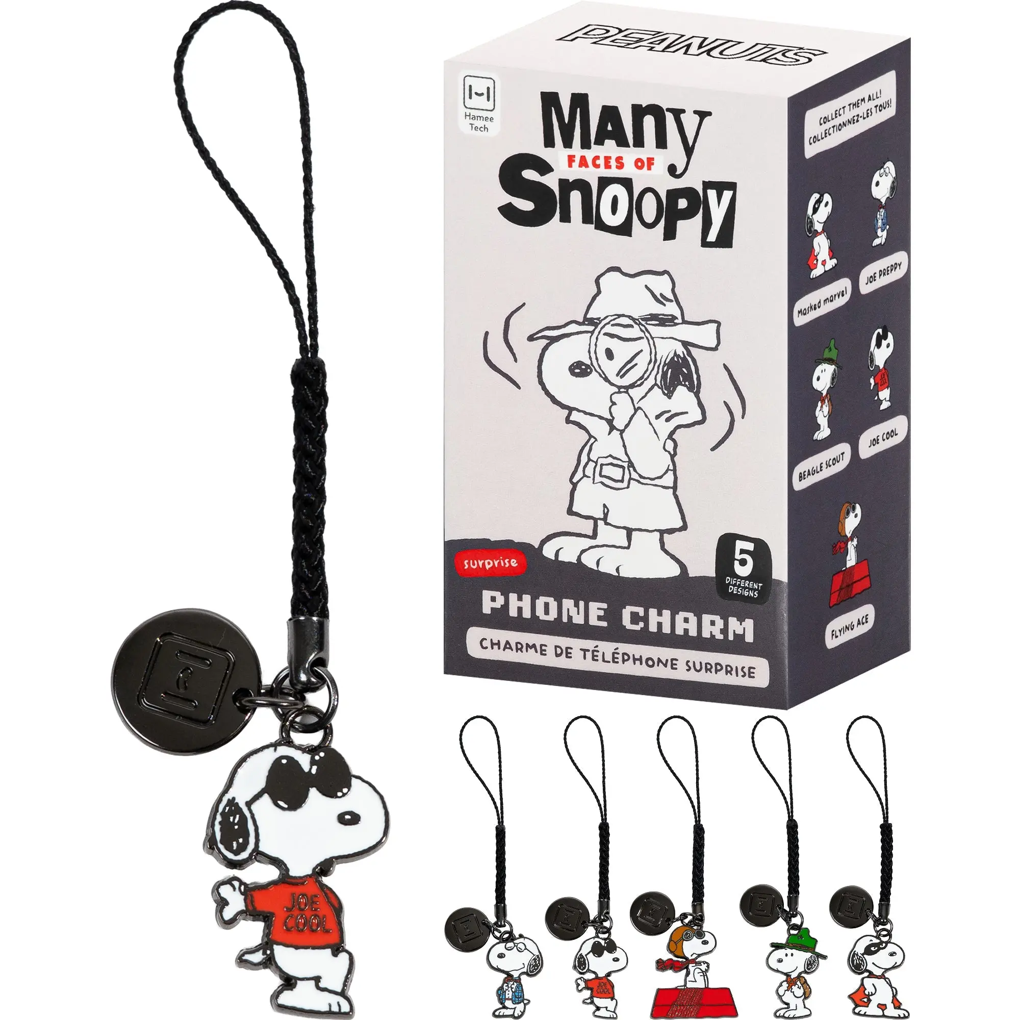 Peanuts Blind Box Enamel Phone Charms - Many Faces of Snoopy (Series 2)