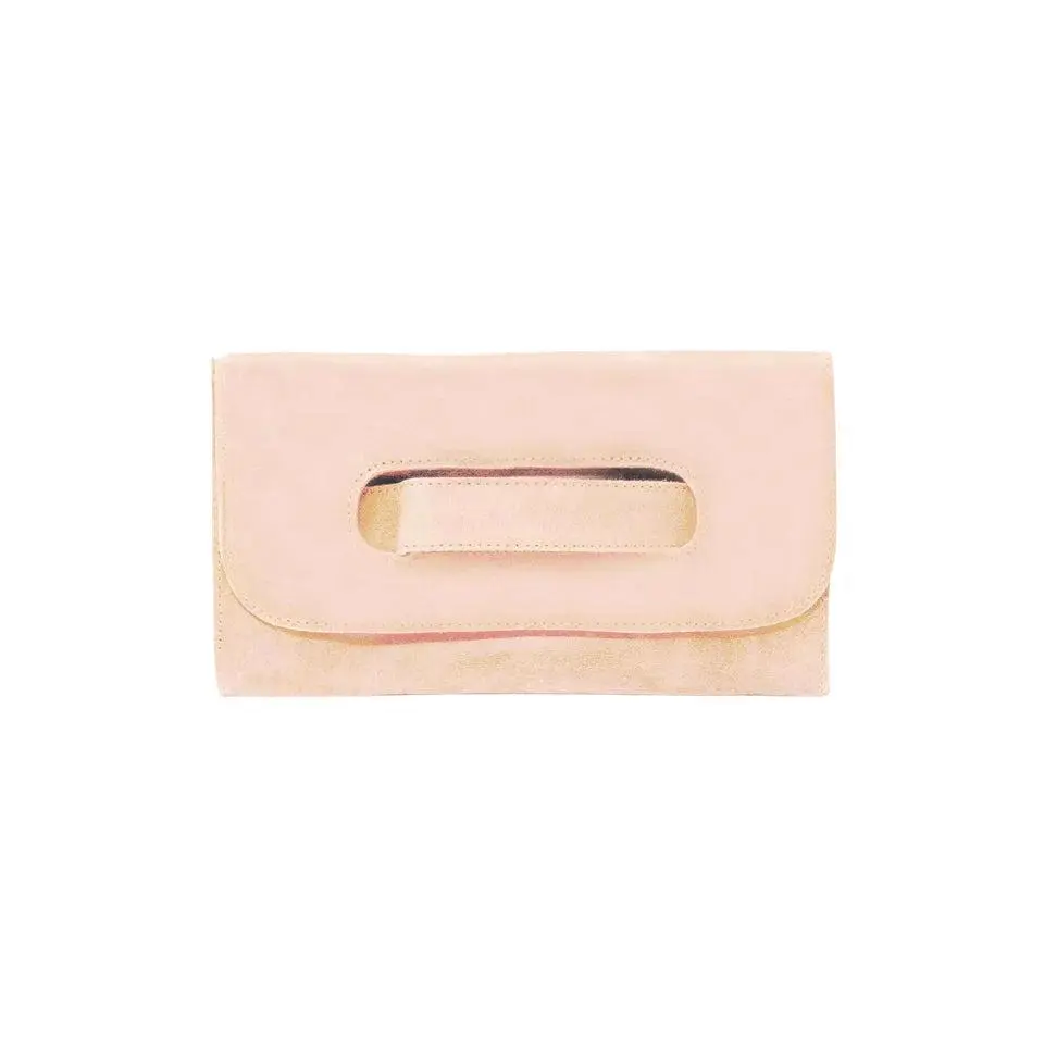 ABLE Mare Handle Clutch Pale Blush