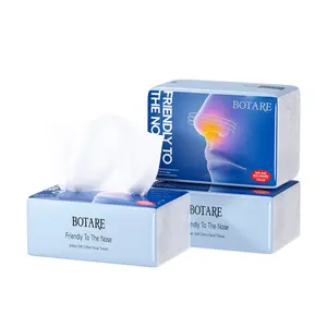 BOTARE HypoAllergenic Facial Tissues for Allergy Relief - 6-Ply Ultra Soft with Amino Acids, 60 Count, Gentle on Sensitive Noses