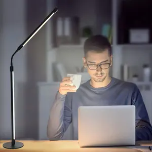 Smart RGB Desk Lamp with App & Music Sync, 16 Million Color Changing LED Table Light, USB-Powered Modern Bedroom, Living Room, Home Office Lighting, for Gaming, Video Calls, Reading, Compatible with Smartphones/Tablets, Bedroom Mood Lighting
