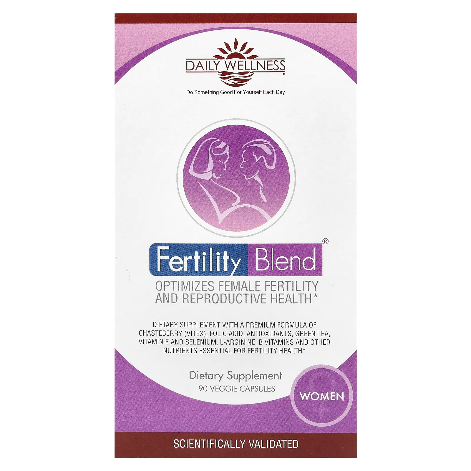 Daily Wellness Company Fertility Blend® for Women, 90 Veggie Capsules