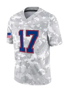 Vintage American Football Classic Throwback Jersey, V Neck Pullover, Breathable Sweat-Wicking Short Sleeve Top, Sports Top, Unisex Training & Competition Wear, All Seasons