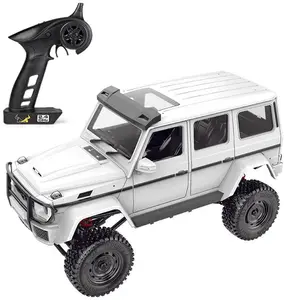 MN 1:12 Scale 4WD 2.4G Radio Remote Control Big G 500 RC Car Rock Crawler Off Road Truck RTR White R/C