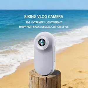 1080p Ultra-High-Definition Sports Action Digital Camera - Micro SD Card Compatible, 128G Support, 360-Degree Magnetic Back Clip, Portable Chest-Worn or Neck-Mounted for Adults Cycling, Outdoor Pet Monitoring, Father's Day Gift