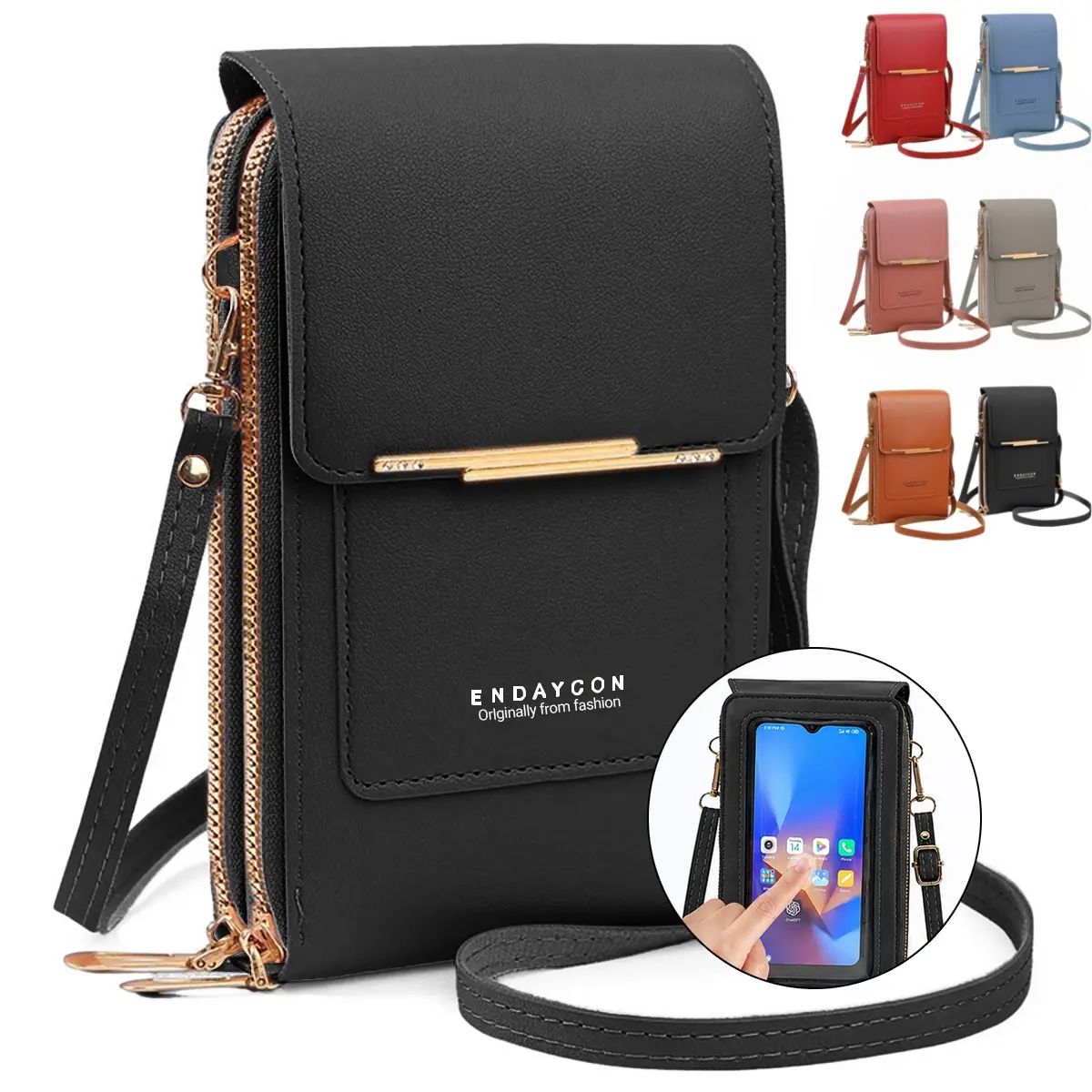 Women's Touch Screen Mobile Phone  Bag 2026 New Fashion Key Change Bag,Waterproof, compact and easy to store,Fashionable style,You can reply to the message without taking out your phonemWaterproof,birthday gift