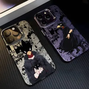 Anime F-Fumikage Tokoyami Phone Case For iPhone 16 15 14 13 12 11 Plus Pro Max multicolor Aurora laser Shockproof Funda Cover