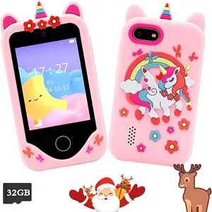 Kids' Smartphones, Educational Toy Phones for Ages 3-12, Includes 32GB SD Card, Perfect Gift for Birthdays & Holidays