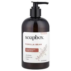 Soapbox Moisturizing Hand Soap, Vanilla Bean, 12 fl oz (354 ml)