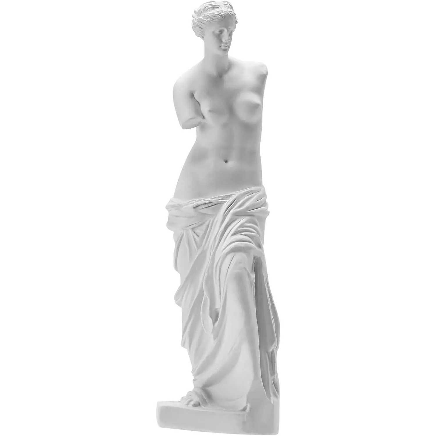 White Venus de Milo Grecian Statue - Greek Roman Mythology Aphrodite Goddess Figurine, 11x3.15x2.16in Lightweight Home/Office Decor, Symbol of Love and Beauty, Ideal for Birthdays, Wedding Anniversaries Small Present