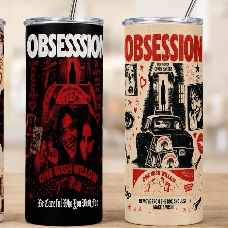 Obsession 20 Oz Insulated Stainless Steel Tumbler, Leak-Proof Travel Tumbler for Hot/Cold Drinks