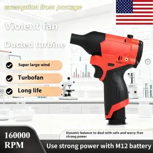 Brushless Jet Blower for 12V Battery 160000RPM Control Turbo Fan Electric Air Duster Ideal for Cleaning Without Battery