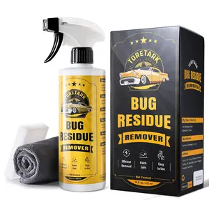 TORETARK-Car Bug Remover,Removing stubborn shellac from your car's surface,Car clean，Brighten，Easy to work Motor Wax Windshield Spray Stealth Coating.