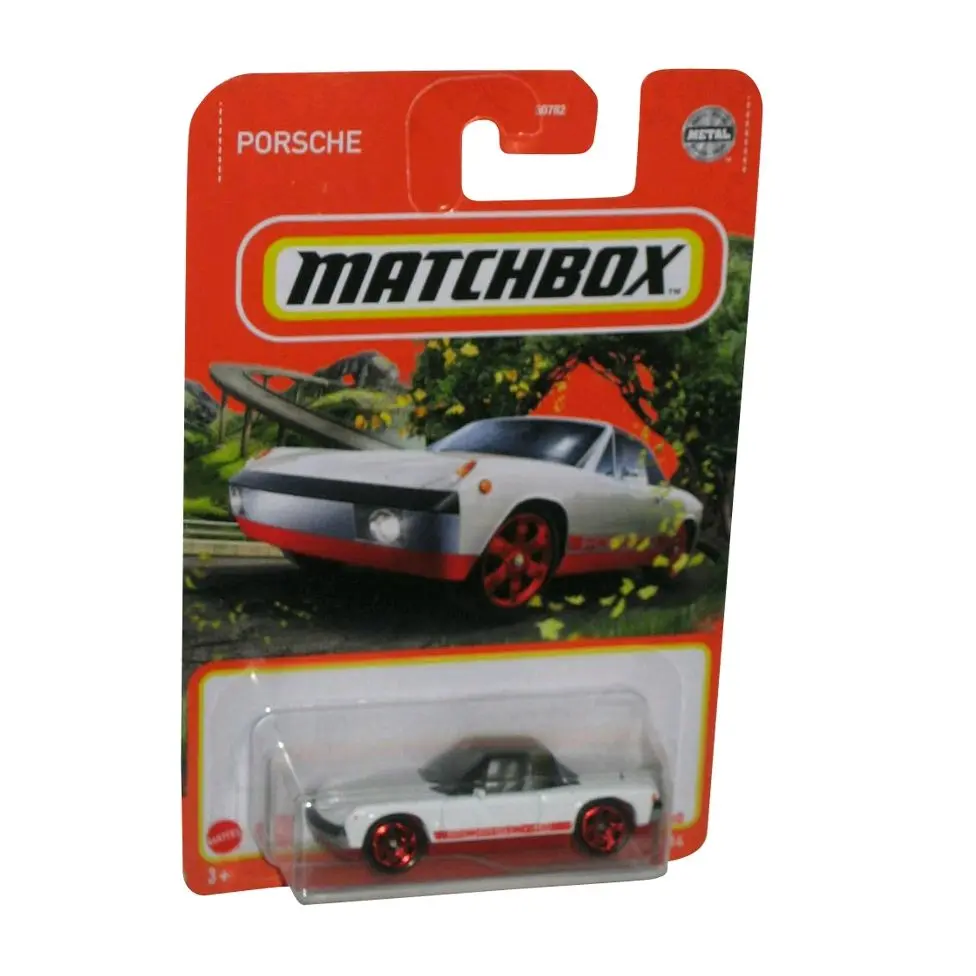 2021 Matchbox MB785-MBX 74 New 1971 Porsche 914 White/Red Diecast Metal Car, Collectible Model Car Toy for Hobbyists
