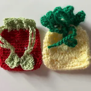 Crochet AirPod Pro Fruit Pouch