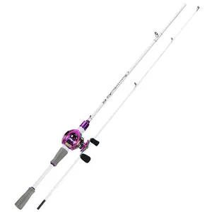 Sougayilang 2-Section Compact High-Carbon Lightweight Fishing Rod & Multicolor Smooth Casting Reel Combo, Ideal Fishing Gear Gift for Anglers, Fathersdaygift