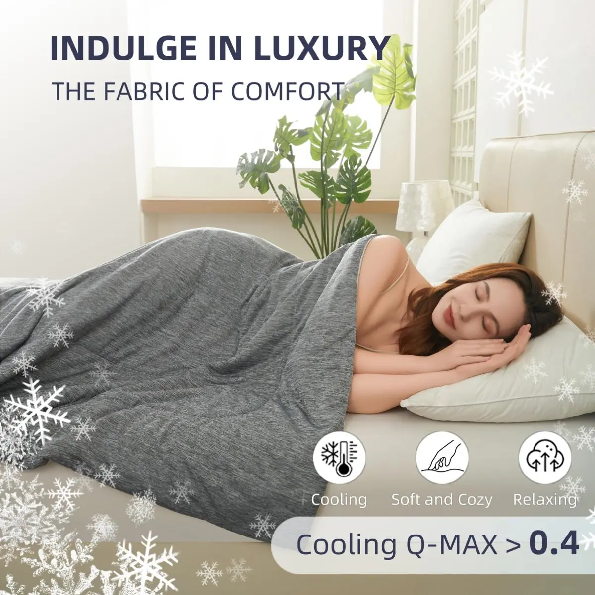 Cooling Summer Air Conditioning Blanket, Lightweight Breathable Silky Soft Blanket, Skin Friendly Blanket, Comfortable Bedding for Home Office Travel, Lightweight Throw Blanket, Summer Cooling Blankets