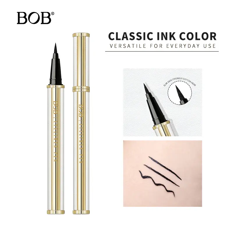 Waterproof Lambskin Eyeliner Pen – Smudge-Proof 24Hrs Long-Lasting Smooth Thick Tip for Defined Eye Looks, All-Day Wear & Simple Beginner Use - Women’s Daily Eye Makeup Tools, Cosmetics & Professional Beauty Tool