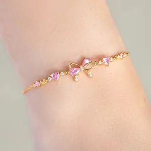 Bow Bracelets for Women Adjustable Friendship Jewelry - Perfect Gift for Valentine's Day, Birthdays, Anniversaries