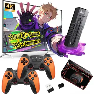 2025 upgraded retro game console, Super Console X2 Pro nostalgic game stick, compatible with 9 classic emulators, 1200+ games plug and play, dual 2.4G wireless controller handheld game stick, gift boutique, Video Games Stick
