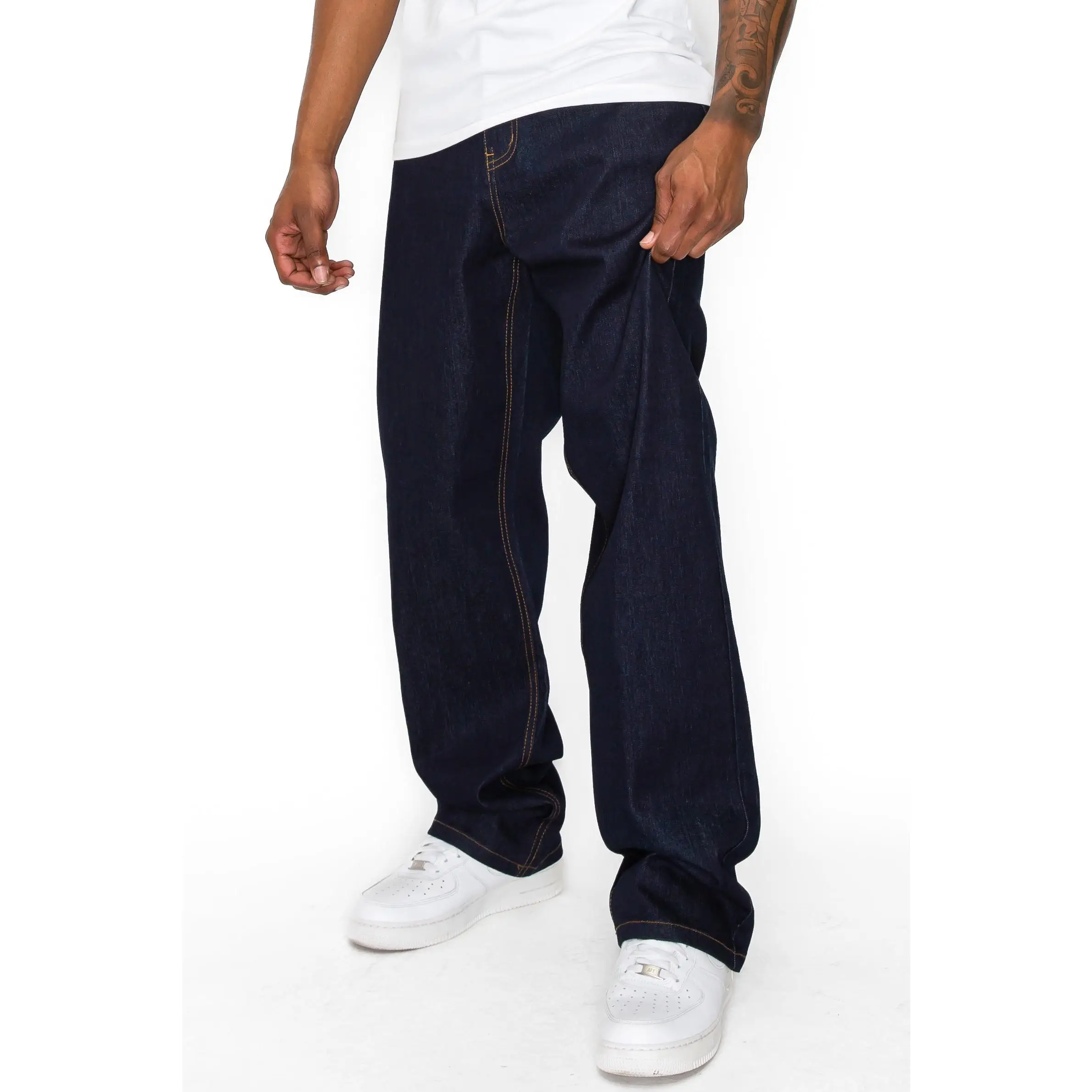 VICTORIOUS Essential Baggy Raw Denim Jeans Menswear Best Selling Jeans