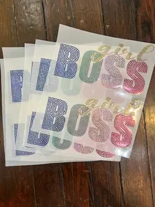 GIRL BOSS BLING TSHIRT TRANSFER