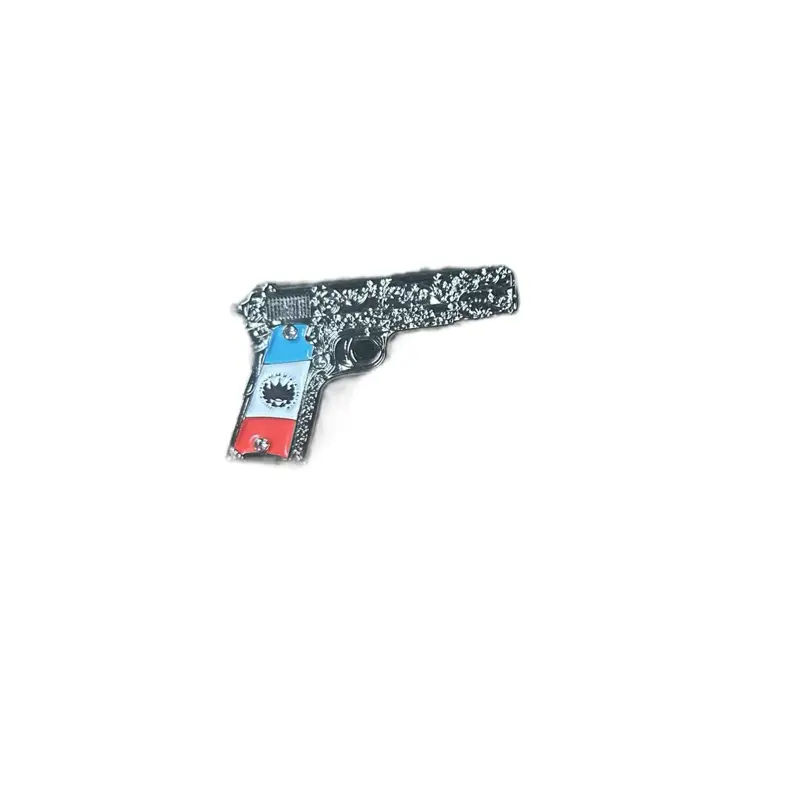 México Pistola Silver Pin Hat Pin