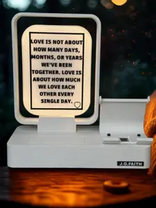 “LOVE EVERY SINGLE DAY” Scripture Lamp + Phone Stand