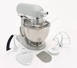 KitchenAid 5-qt Artisan Stand Mixer w/ Pastry Beater and Flex Edge